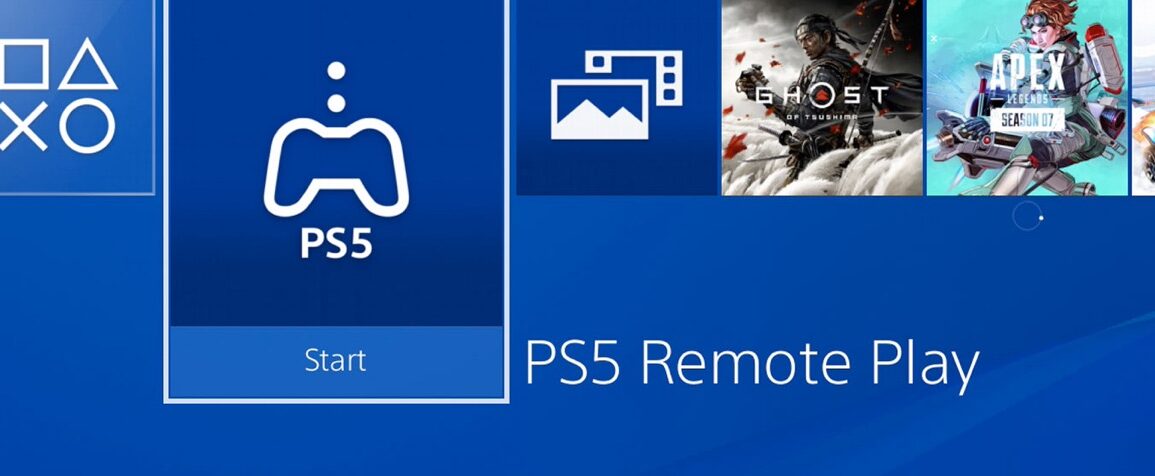 PS5 remote play