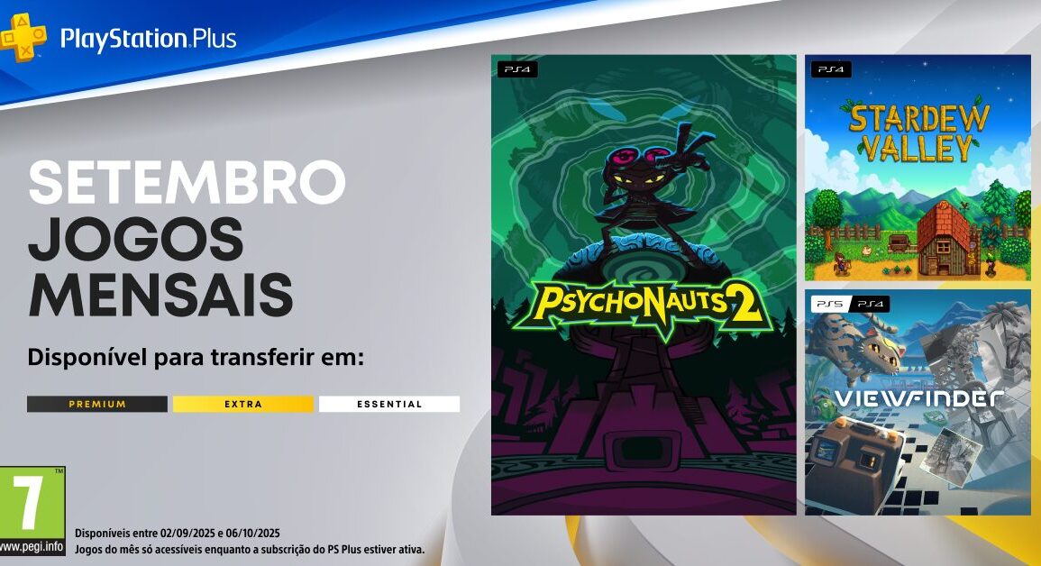 PS Plus Setembro 2025
